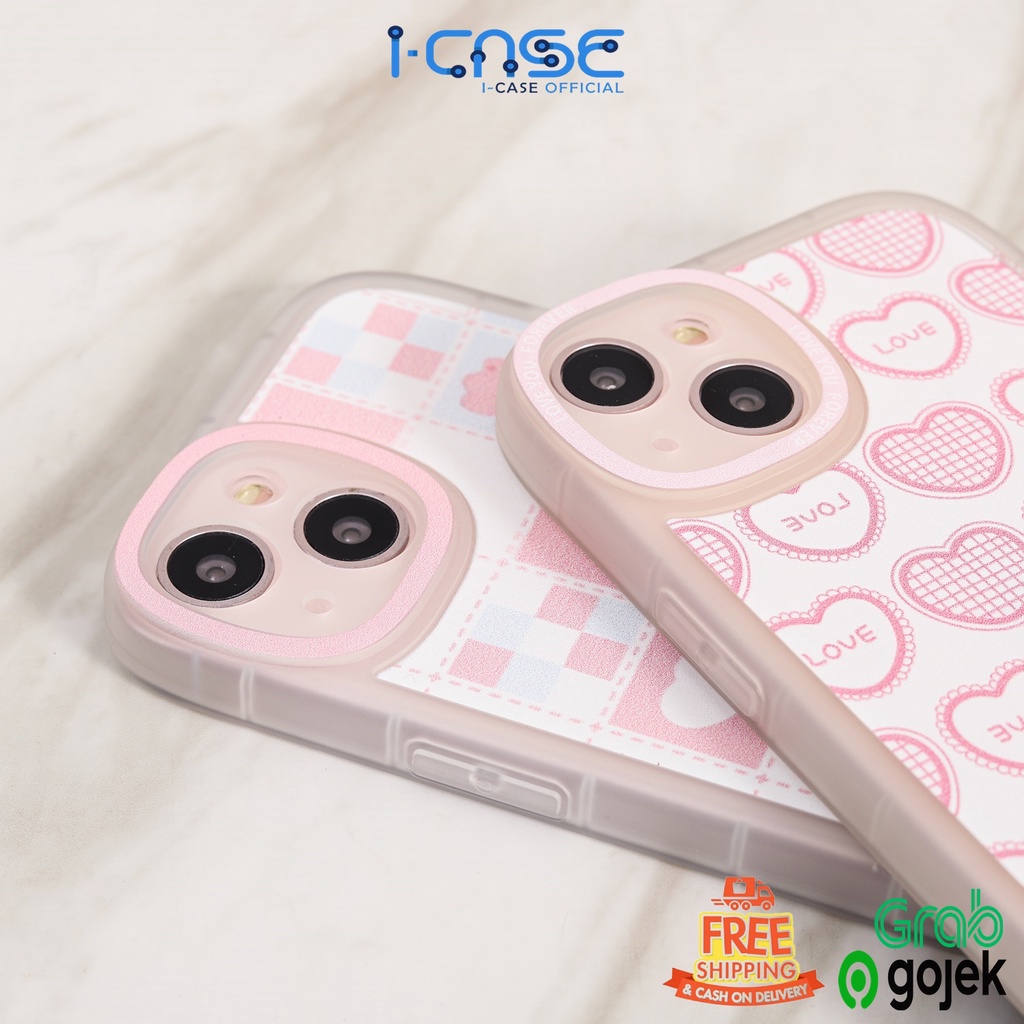 Soft Case Retro Love and Rubiks Flower Full Lens Cover iPhone 7 8 XR XS MAX 11 12 13 MINI PRO MAX