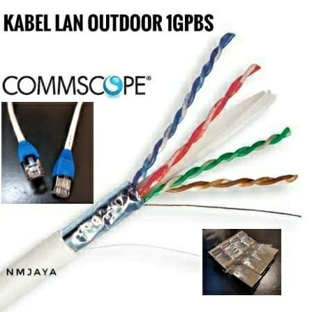 Utp Cab | Kabel Lan Outdoor Ftp Cat5E F/Utp Amp Commscope 50Meter Siap Pakai