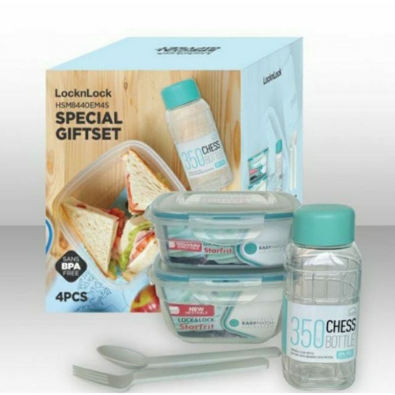 Lock & Lock Special Gift Set HSM8440EM4S