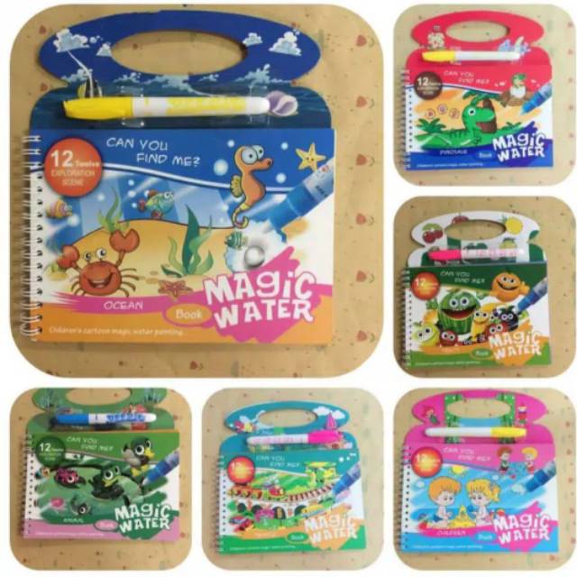 

MAGIC WATER DRAWING BOOK