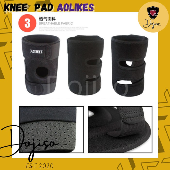 Kneepad Aolikes + Eva Silicon 7616 Pelindung Lutut Support Patella Guard