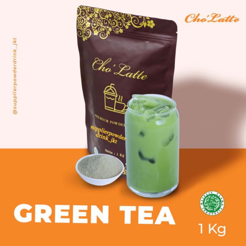 Jual GREENTEA Green tea latte Cholatte Powder Drink Bubuk Minuman Enak