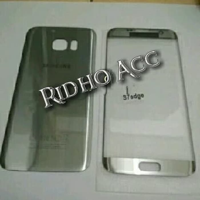 KACA LCD GORILLA GLAS PLUS BACKDOOR SAMSUNG S7 EDGE SILVER