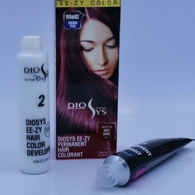 Cat rambut hair color Diosys 100ml col. Red Wine