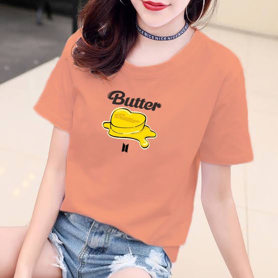 YOURSTYLE1119 - KAOS KARAKTER BUTTER ALBUM BAJU KAOS WANITA DISTRO UNISEX OVERSIZE PRIA JUMBO CASUAL