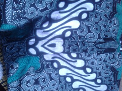Murah Batik Kemeja Hem Pria Motif Kembang Gede Hitam Kemeja Seragam Pekalongan Alkhalis.