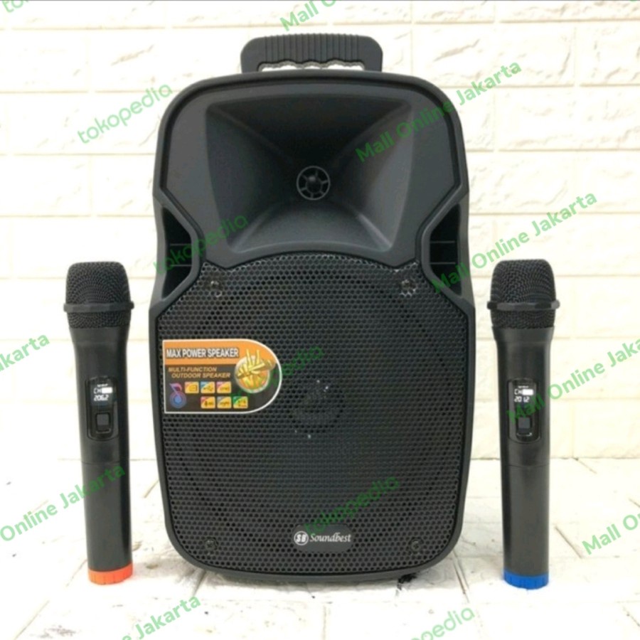 Speaker Aktif portable soundbest 8 inch ft8 salon bluetooth ft 8 aktiv