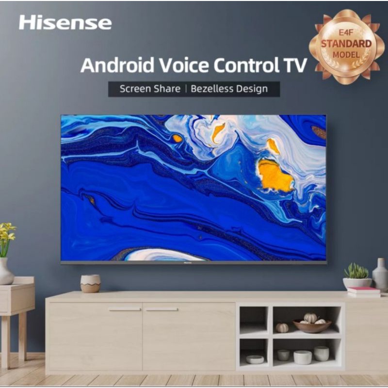 LED TV Hisense 32 inch 32E4F Digital Android Smart TV Audio Bluetooth