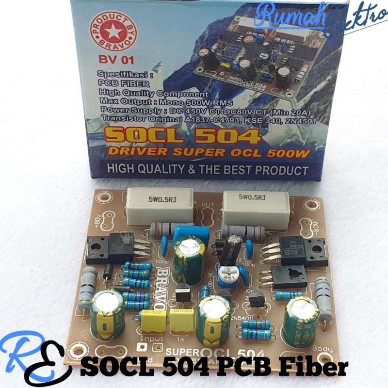 Kit Driver SOCL 504 PCB FIBER by Bravo