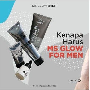 Ms Glow for men / Ms Kids / sunscreen spray / maskulin / serum men