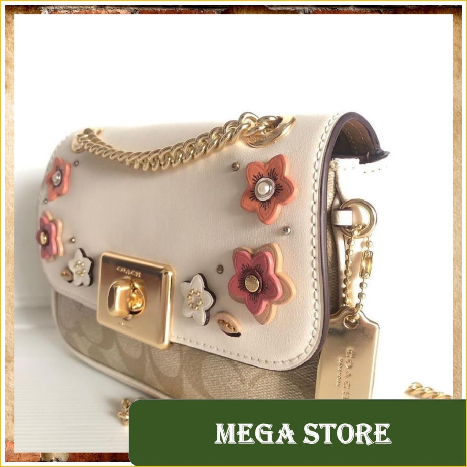 ORIGINAL COACH - Mini Cassidy Sign Chalk Floral Bag [ FULLSET WITH TAG ]