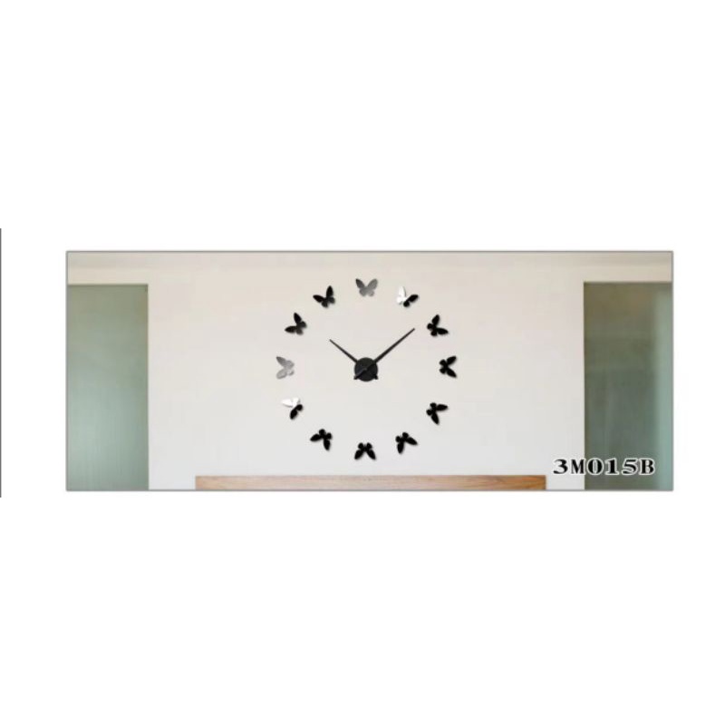 JDA790 Jam Dinding BESAR Dia. 70cm sd 120cm Tanpa Paku Minimalis Giant Clock Taffware