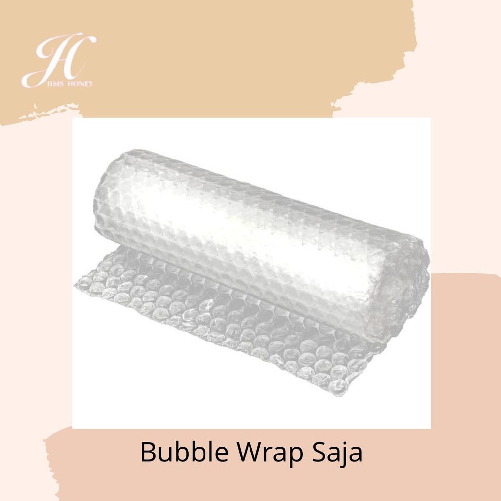 TAMBAHAN PACKING Bubble Wrap atau Kertas Kado dan Kartu Ucapan