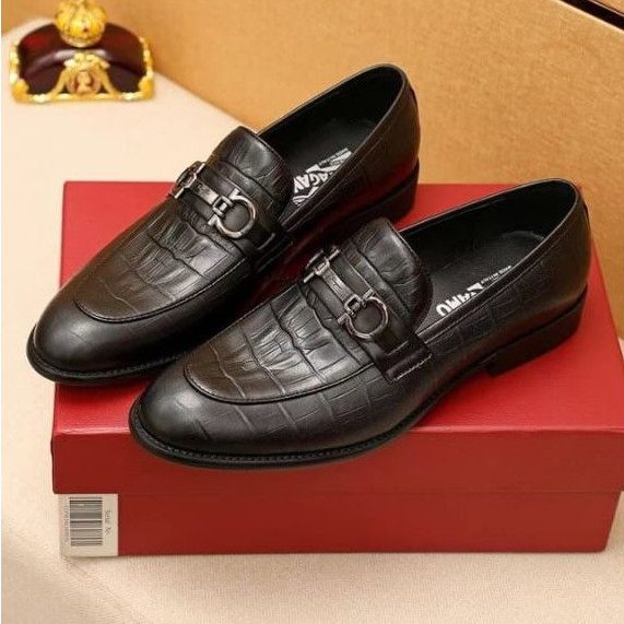 sepatu pantofel lv mirror quality shoes formal resmi kerja kulit