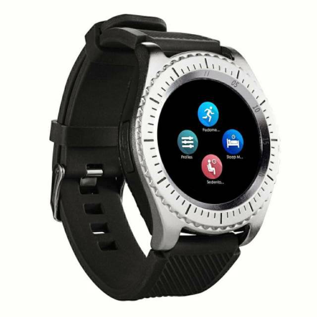 Smartwatch Z3 tali karet + bonus 1 extra baterai