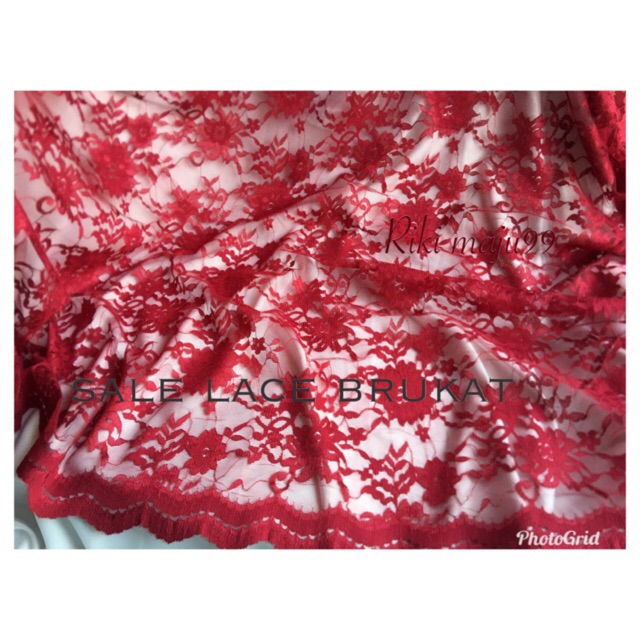 Kain-bahan lace brukat / Kain brokat lace, bahan kebaya, seragaman dll