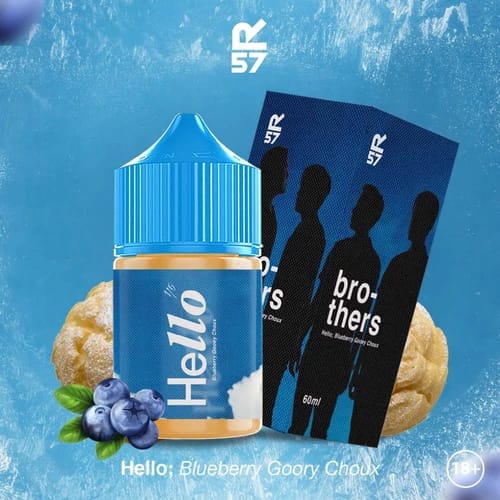 R57 Brothers Hello Blueberry Goory Choux 60ML by Hero57 x Brothers