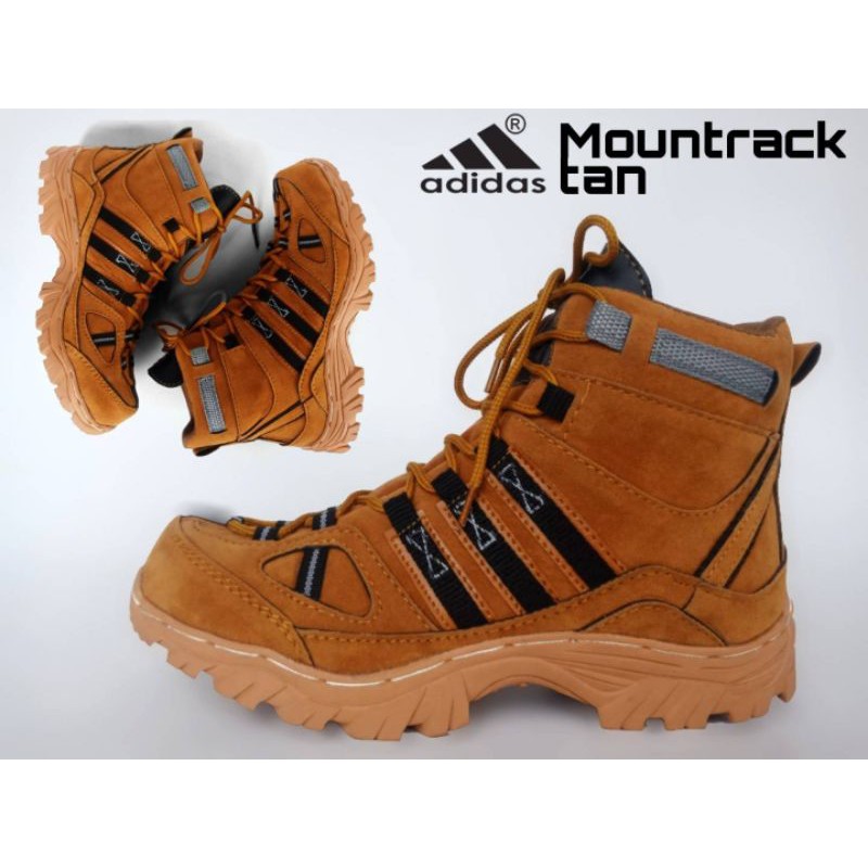 ADIDAS MOUNTRACK | Sepatu Boots Pria Adidas Mountrack Kulit Suede Safety Hiking Hangout Outdoor