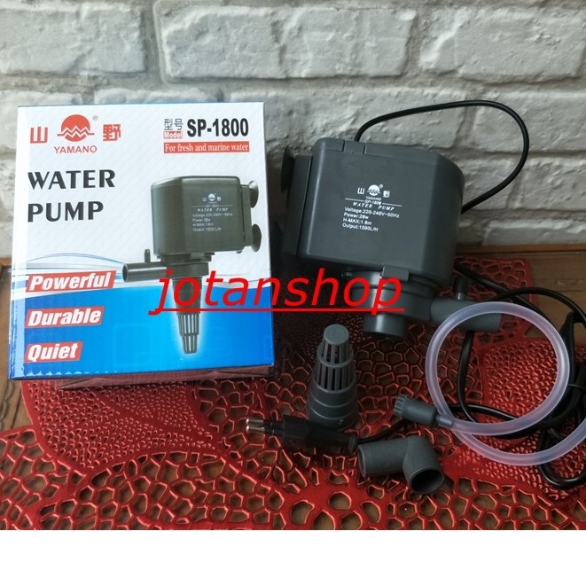 YAMANO SP1800 SP 1800 pompa celup power head aquarium aquascape kolam hidroponik