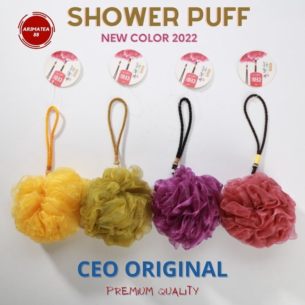 SHOWER PUFF | BATH PUFF | BUSA MANDI  SUPER PREMIUM SIZE BESAR &amp; PADAT