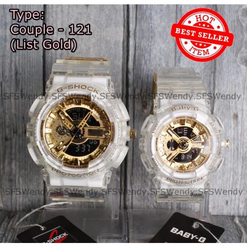 Jam Tangan GS Pria dan Wanita Transparan Jam Tangan Terlaris