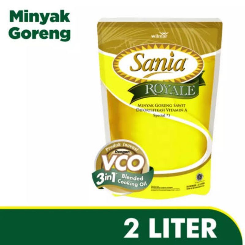 SANIA MINYAK GORENG 2 LITER 2 LT SANIA ROYALE MINYAK 2 LITER 2 LT MINYAK GORENG SANIA 2 LITER 2 LT M