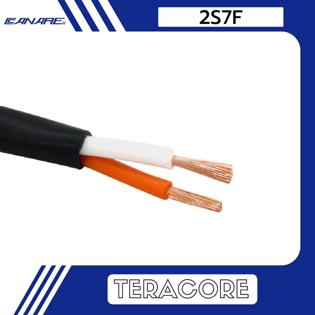 Canare 2S7F 2S-7F Original Meteran Kabel Speaker Cable 2 Conductor