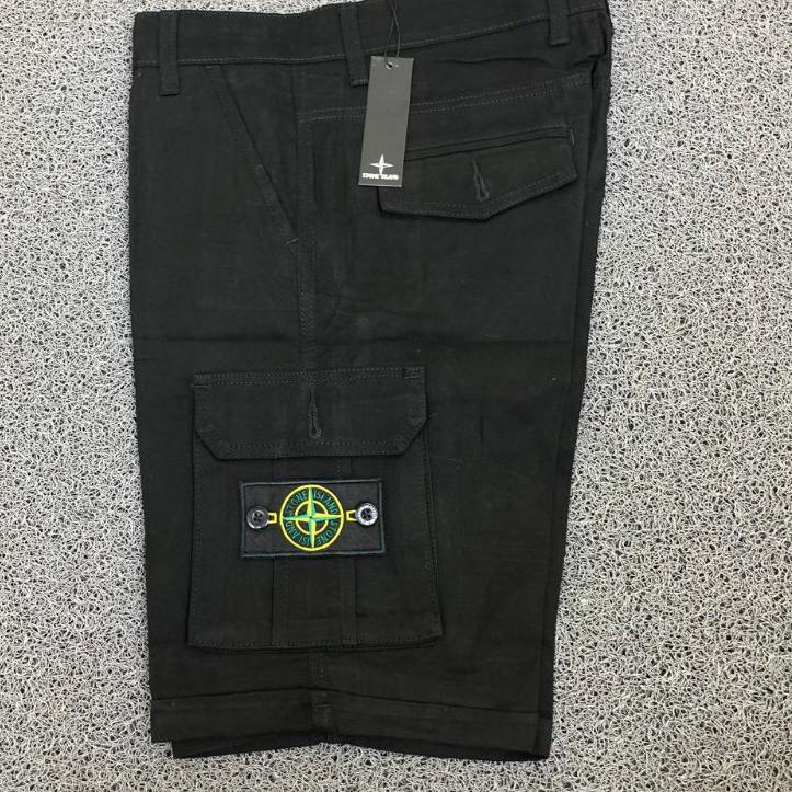 Keluaran Terbaru.. celana cargo pendek pria stone island premium