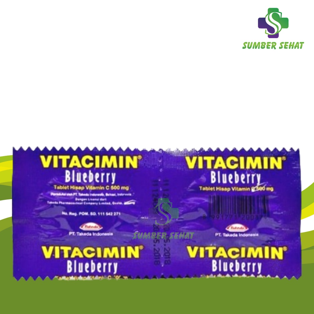 VITACIMIN BLUEBERRY STRIP 2 TABLET