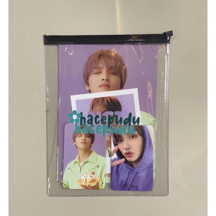 OFFICIAL PC Haechan Selca Photopack SG21 Hoodie Ungu FULLSET (WAJIB BULK)