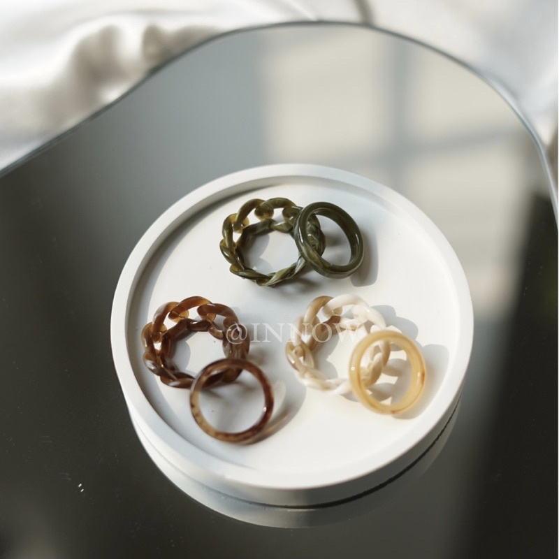 CINCIN Set Caspea/ Set Rings/ Stacked Rings/ Cincin Set 2 pcs/ Fashion/ Vintage/ Cute Ring/ Cincin K