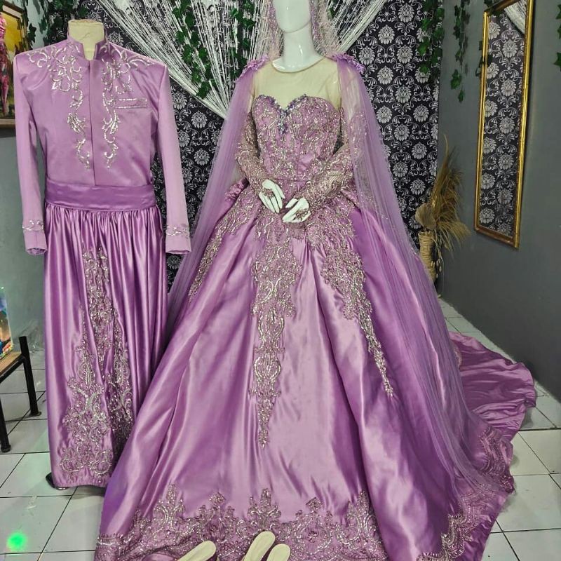 SATIN BRIDAL DUCHESS PREMIUM / harga 0,5m