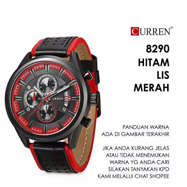 Jam Tangan Pria CURREN 8290 Analog Chronograph