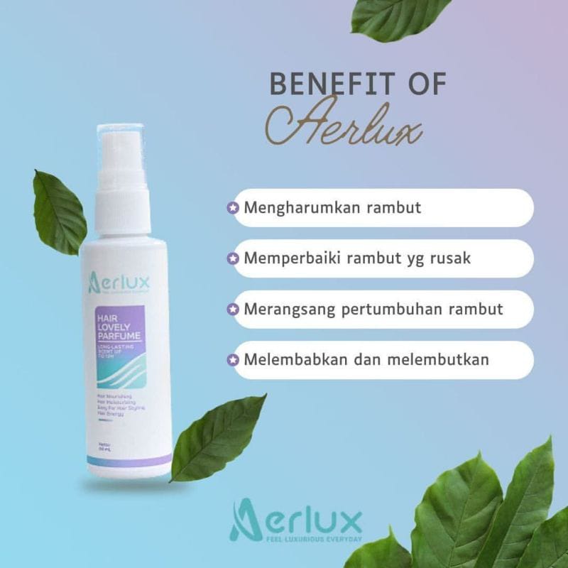 100%ORIGINAL Parfum Rambut Aerlux SERUM Aerlux / Serum Rambut Anti Megar / Serum Anti Lepek Anti Ketombe / Anti Hair Fall / Rambut Anti