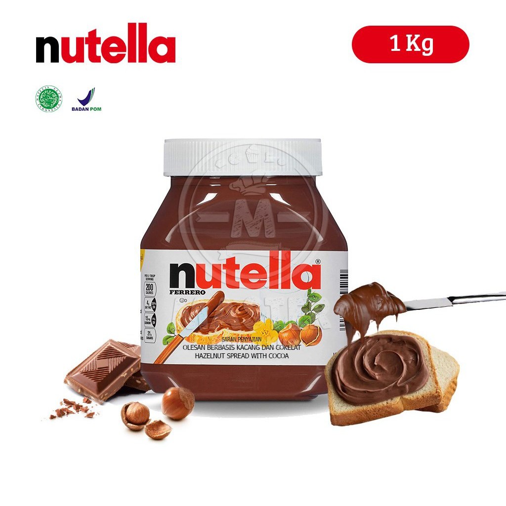 

Nutella Chocolate Hazel Spread [1 Kg] KHUSUS JNT & GOSEND