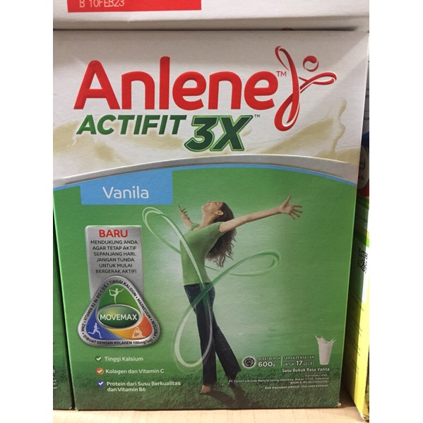 

Anlene Aktif Rasa Vanilla 600gr