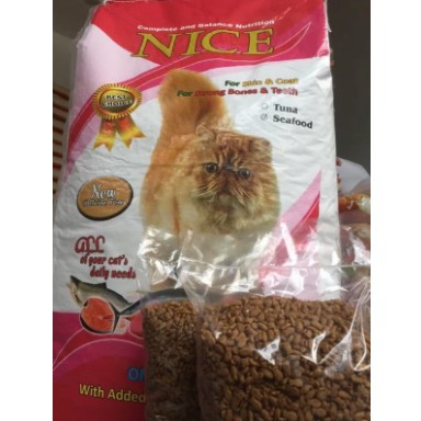 Makanan Kucing NICE Cat Food Repack 1kg 1 Kg Pakan Kering Dry Cat Food Catfood Murah