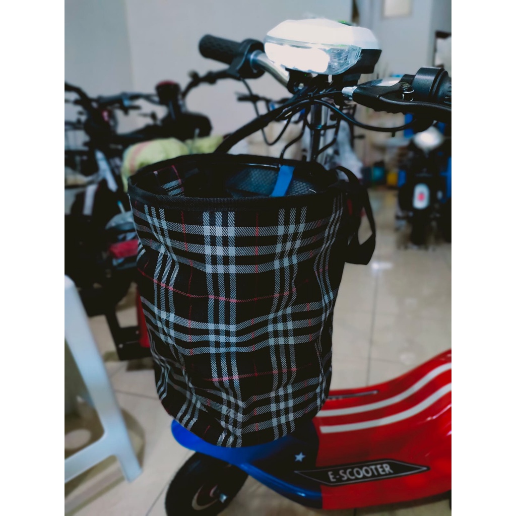 Tas Keranjang Sepeda Listrik eScooter, Dyu, sepeda panca
