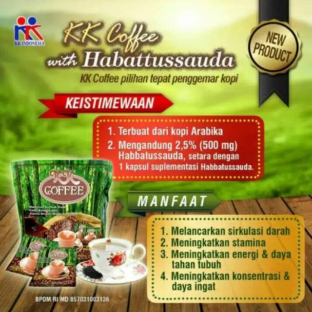 

Kopi habattussauda nengandung jinten hitam