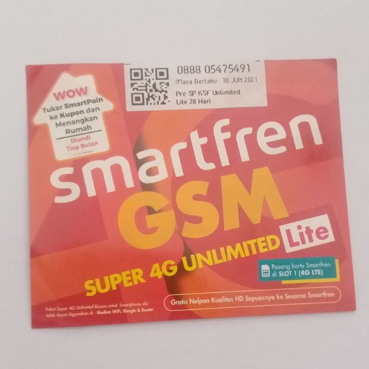 Kartu Perdana Smartfren Unlimited LITE