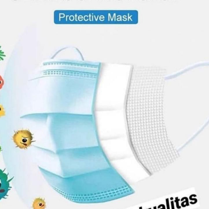 Terbaru MASKER SENSE 3PLY SENSE BEDAH MEDIS EARLOOP