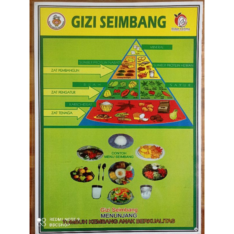 Jual (74) POSTER GIZI SEIMBANG | Shopee Indonesia