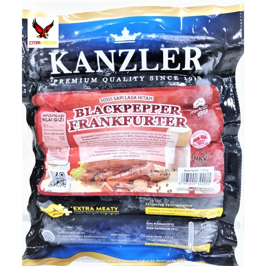 

Kanzler Blackpepper Frankfurter