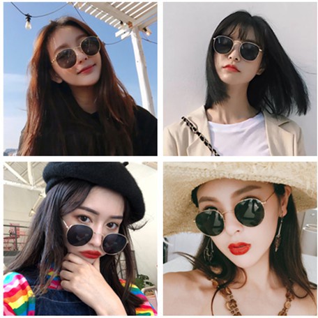 Kacamata Unisex Fashion Untuk Wanita Dan Pria Gaya Santai  GF15 Anti UV Gradasi Warna Korean Style Glassess ACC