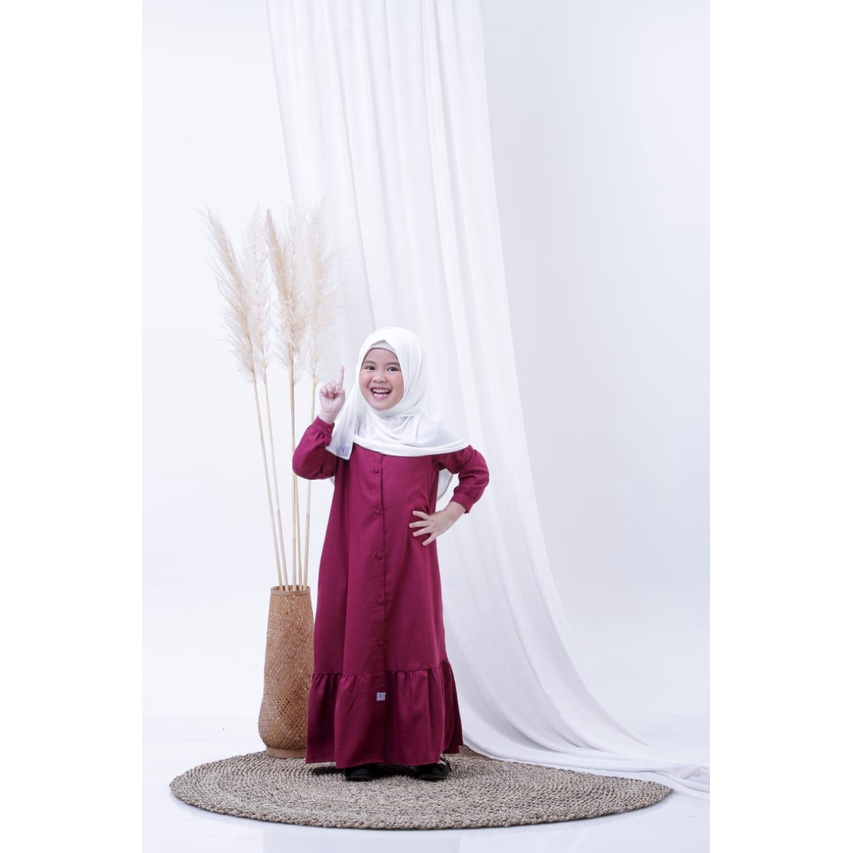 Aliyah Kids - Alisya Dress// Gamis Anak// Gamis Syar'i Anak