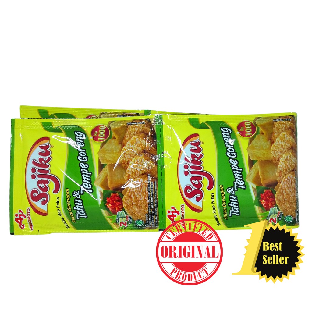 

SAJIKU TAHU TEMPE GORENG 1 renteng isi 10pcs