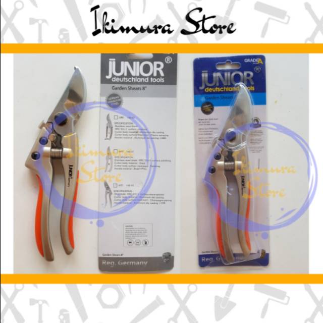 Gunting Dahan dan Ranting 8&quot; Silver JUNIOR