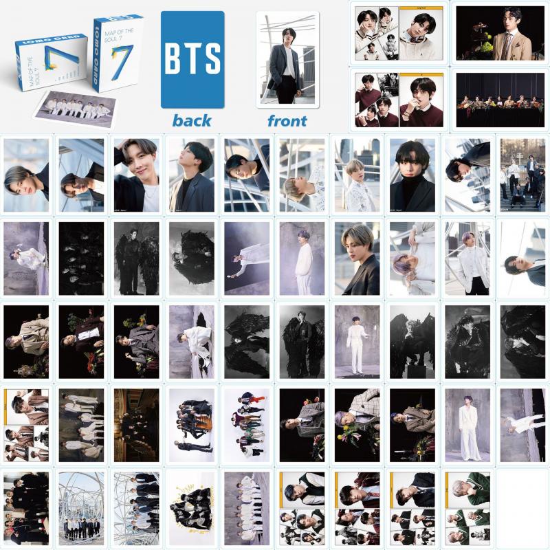 54pcs / Kotak Kartu Lomo Foto HD BTS BE Season