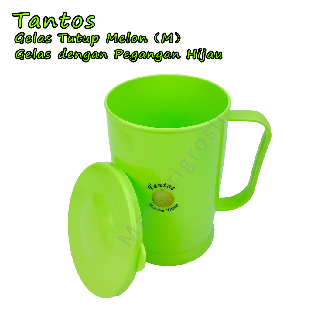 Cangkir dengan pegangan * Gelas Tutup Melon M * Hijau * 5175GT