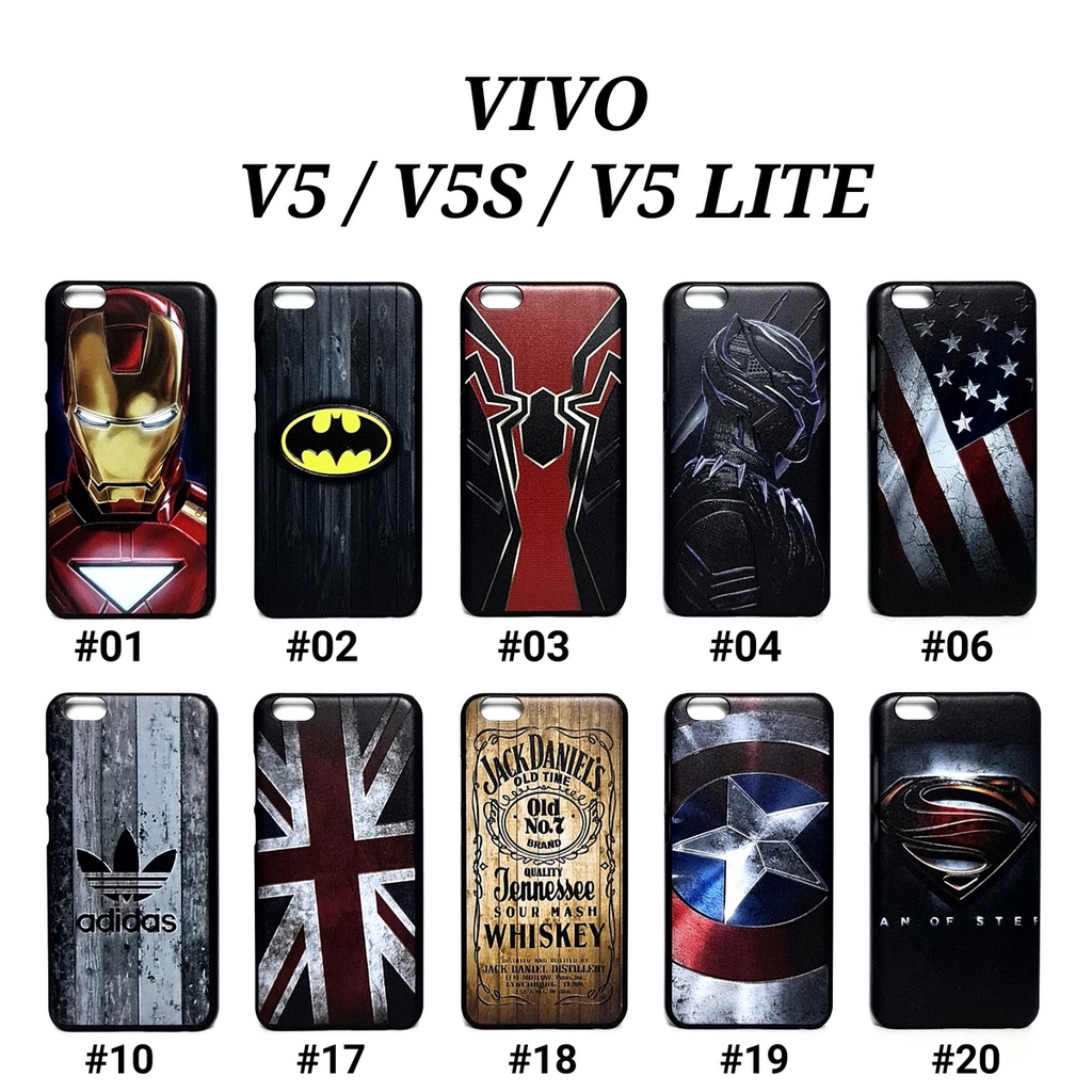 VIVO S1 Z1 PRO X20 V5 V5S V5 LITE V5 PLUS V7 V7 PLUS V9 V11 V11i V15 V15 PRO V17 PRO V19 INDO | MAN HARD CASE Marvel Super Hero